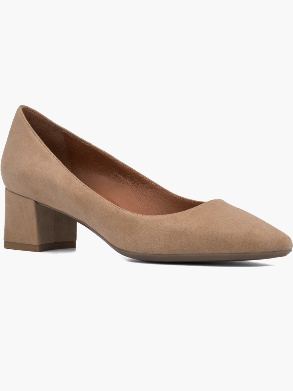 NEW Aquatalia Kari Waterproof Pump in Champagne Suede